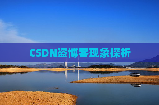 CSDN盗博客现象探析 CSDN盗博客现象探析